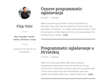 Tablet Screenshot of filipvisic.com